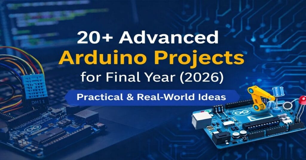 Advanced arduino projects for final year