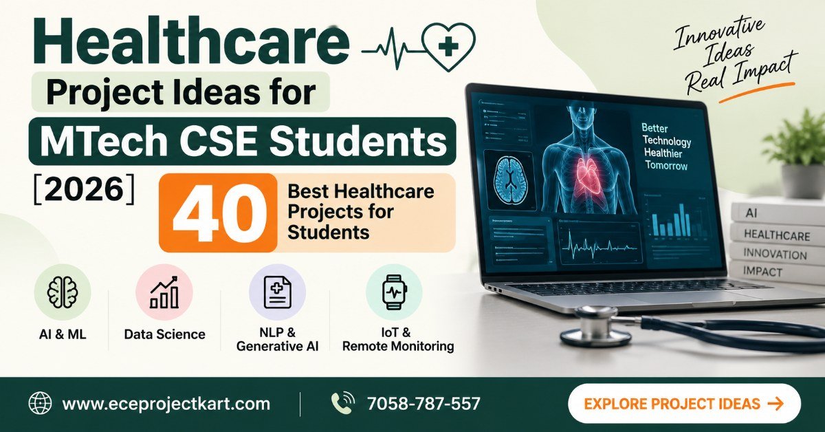 Healthcare project ideas for MTech CSE students 2026