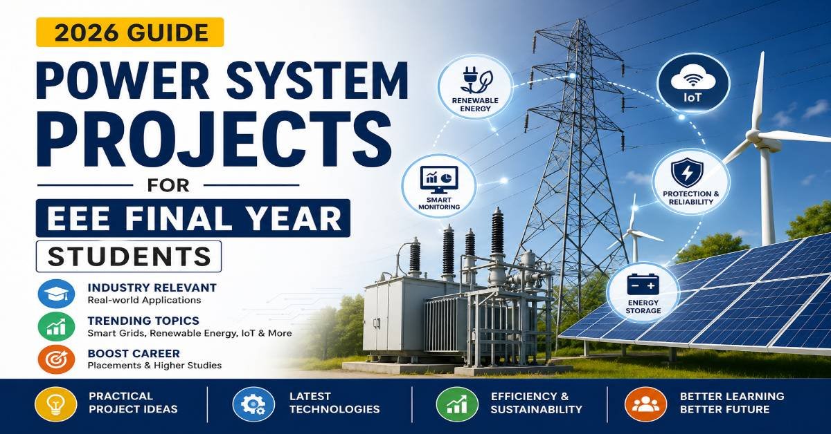 Power System Projects For EEE Final Year Students (2026)